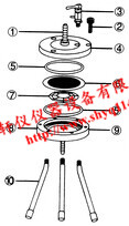 美国Millipore 90mm 142mm不锈钢换膜过滤器