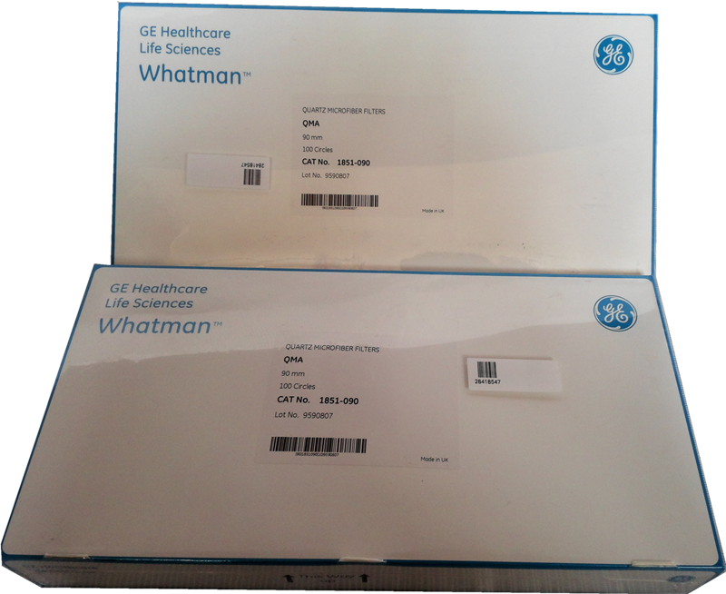 1851-090 GE原装进口Whatman PM2.5检测石英滤纸 100片 1851-090 GE原装进口Whatman PM2.5检测石英滤纸 100片